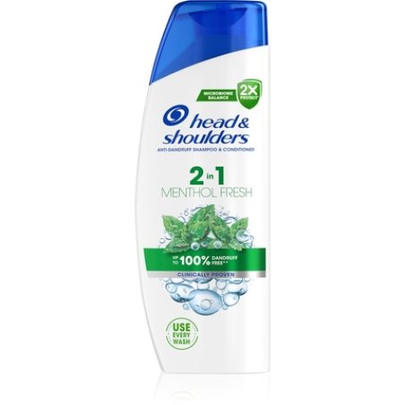 Head & Shoulders 2 In 1 Shampoo And Conditioner Menthol Fresh 2x300ml