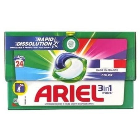 Procter & Gamble Ariel 3 In 1 Color Laundry Capsules 24 Pack