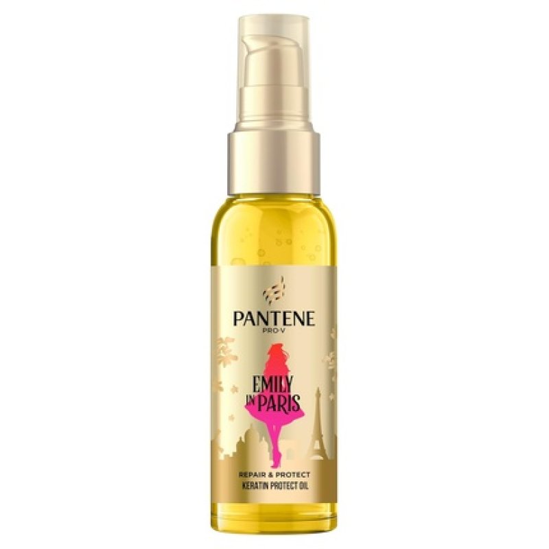 Pantene X Emily In Paris Keratin Protect Oil Limited Edition 100ml