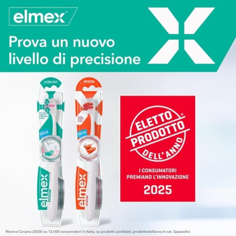 Elmex Manual Toothbrush Expert Precision Sensitive Ultra Soft for Sensitive Teeth