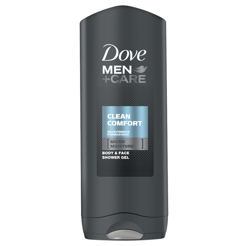 Dove Clean Comfort 250 ml Gel douche Hommes Corps et visage