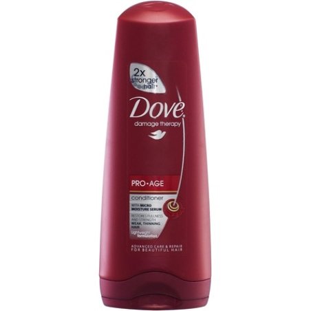 Dove Pro Age Hydrating and Moisturising Conditioner for Men and Women Professional Deep Cleansing for All Hair Types