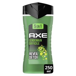 Axe 3 In 1 Shower Gel For Men - 250 Ml - Detox Wake Up