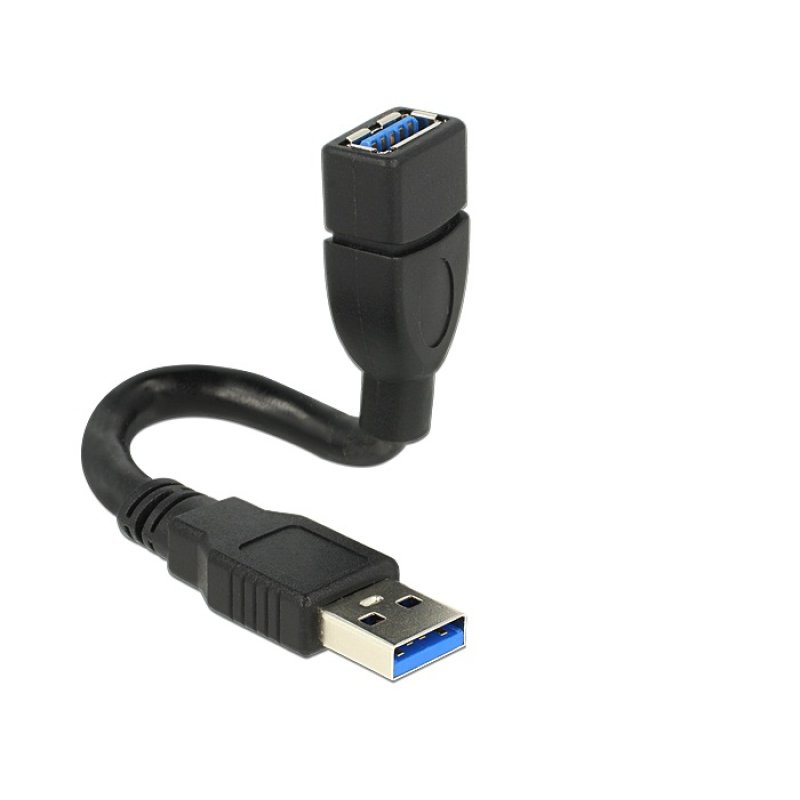 DeLock Kabel USB 3.0-A St BU ShapeCab