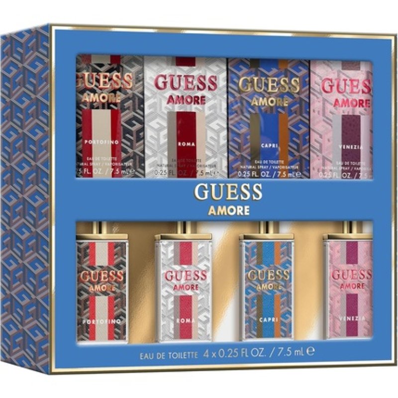 Guess Amore Collection Miniature Set Eau De Toilette 4 x 75ml
