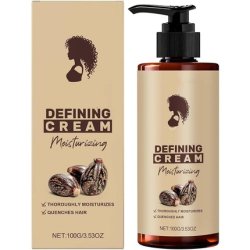 Curl Defining Cream 100ml Lightweight Leave-In Curling Lotion for Wavy Hair