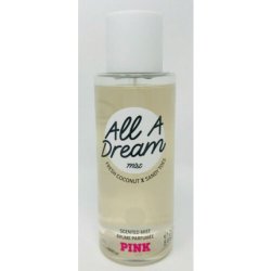 Victoria's Secret Pink All A Dream Fragrance Mist Body Spray 8.4 fl Coconut