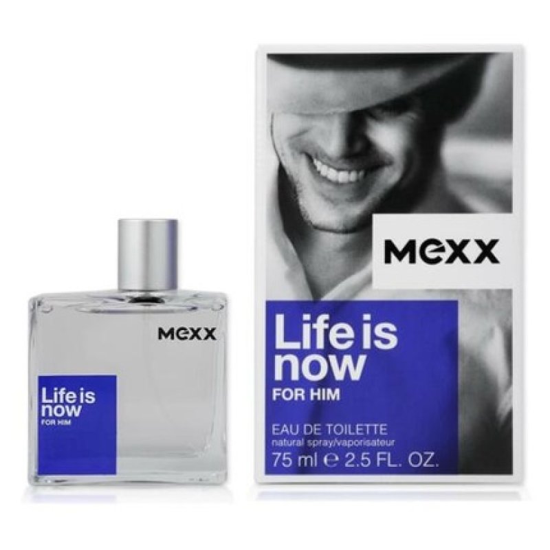 Mexx Life is Now for Him Edt Eau de Toilette Spray 75ml