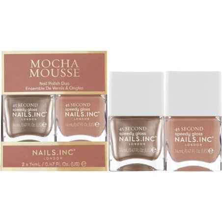 Nails Inc 45 Second Speedy Gloss Mocha Mousse Nail Polish
