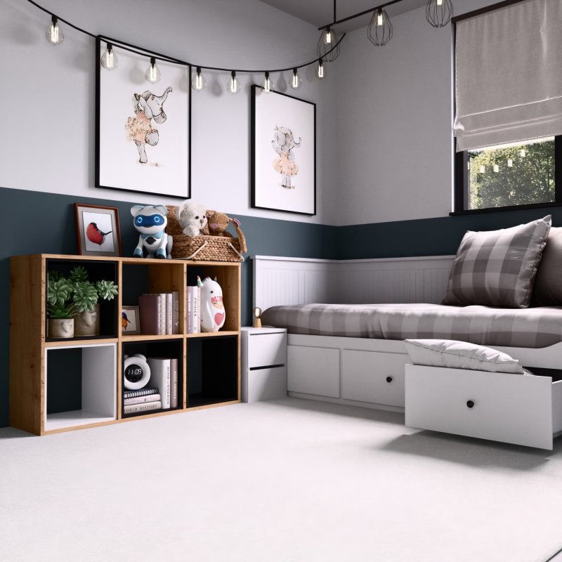 Topeshop MALAX 2X3 ARTISAN living room bookcase