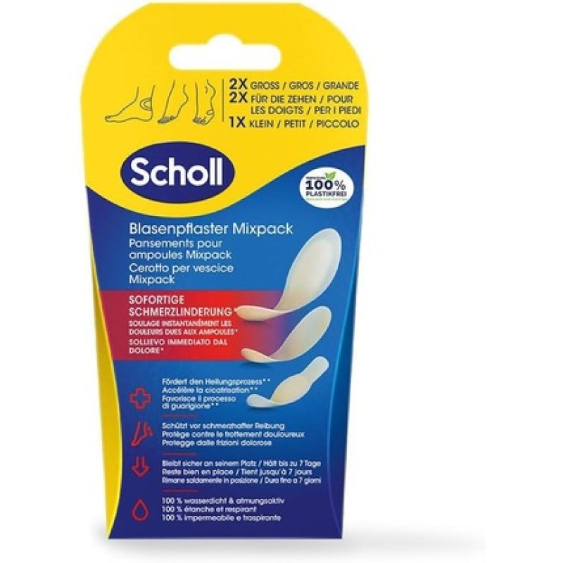 Scholl Transparent Blister Plasters with Hydraguard