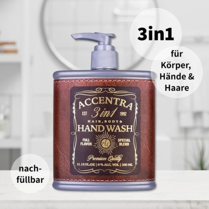 Accentra Whiskey Soap Dispenser Special Blend Hand Soap