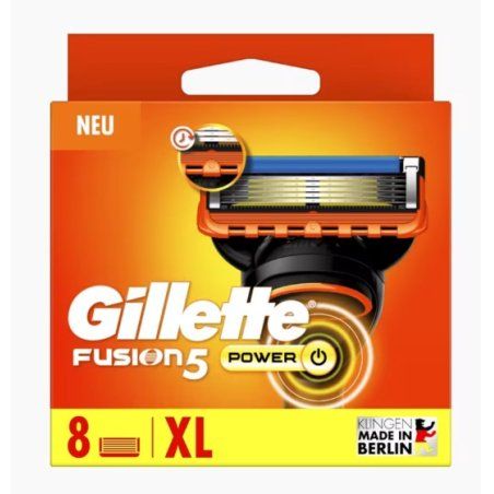 Gillette Fusion5 Power razor blades 8 pc(s) Stainless steel Men