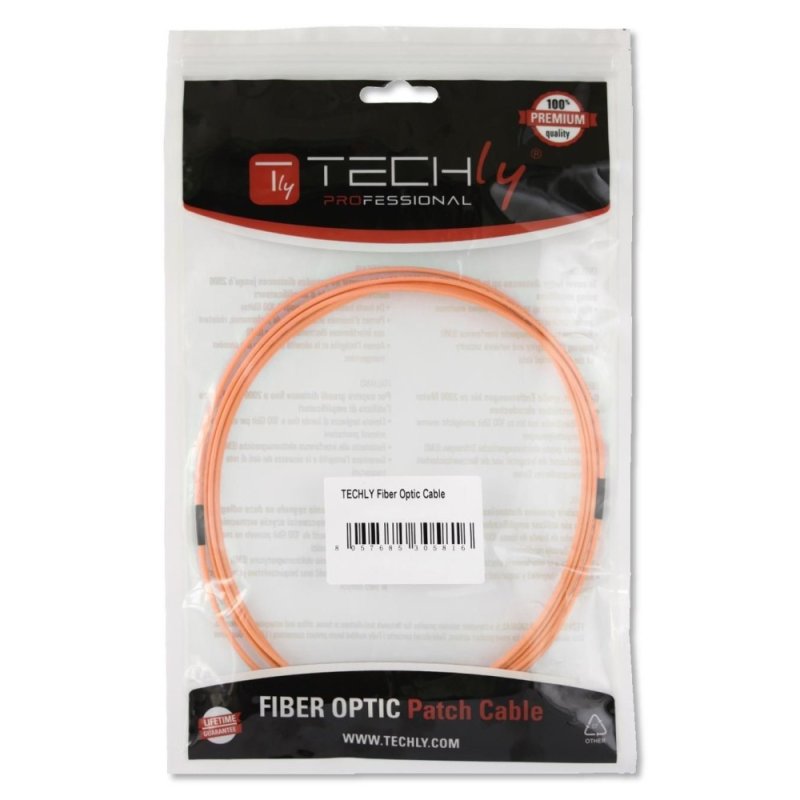 Techly SC/LC Multimode 50/125 OM2 5m Fiber Optics Cable ILWL D5-SCLC-050