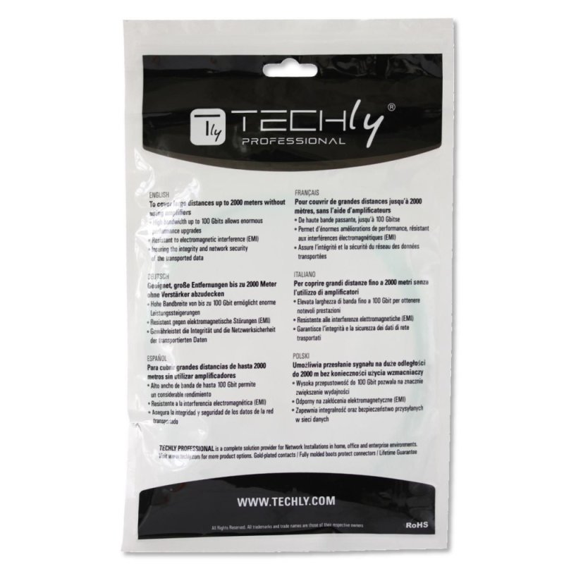 Techly SC/LC Multimode 50/125 OM2 5m Fiber Optics Cable ILWL D5-SCLC-050