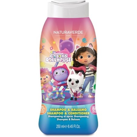 Naturaverde Kids Gabby's Dollhouse Shampoo and Conditioner 250ml