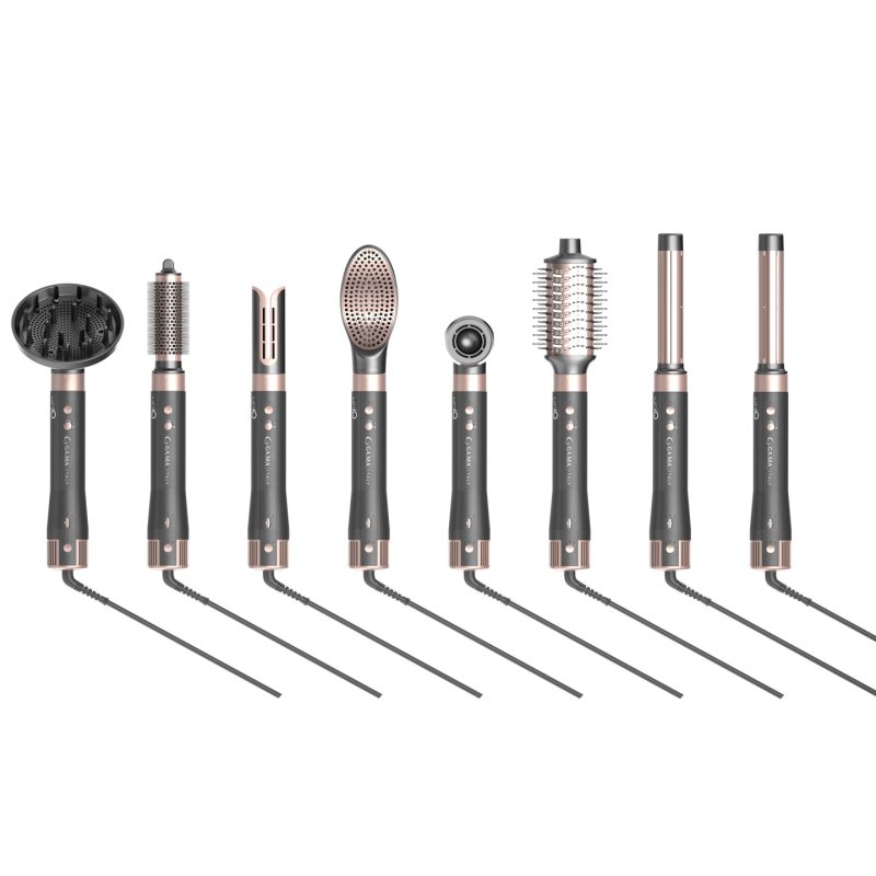 GA.MA Multistyler UniQ Vibrance Airflow Gris, Rose 1500 W 1,8 m