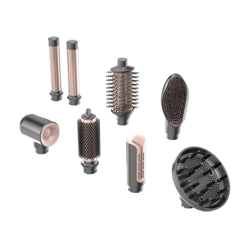 Multistyle 8-in-1 1500W Hair Styler with 3 Velocities and 3 Temperatures