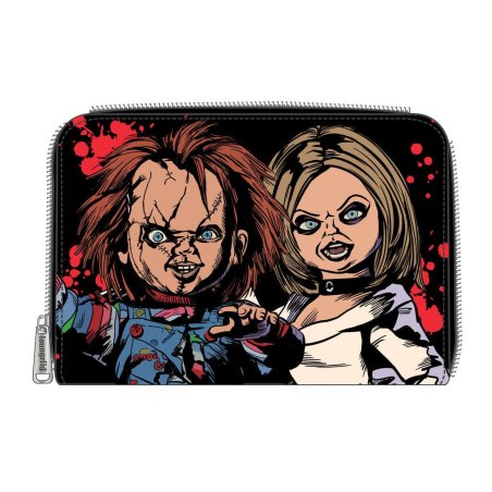 CHUCKY - La fiancée de Chucky - Portefeuille LoungeFly "Happy couple"