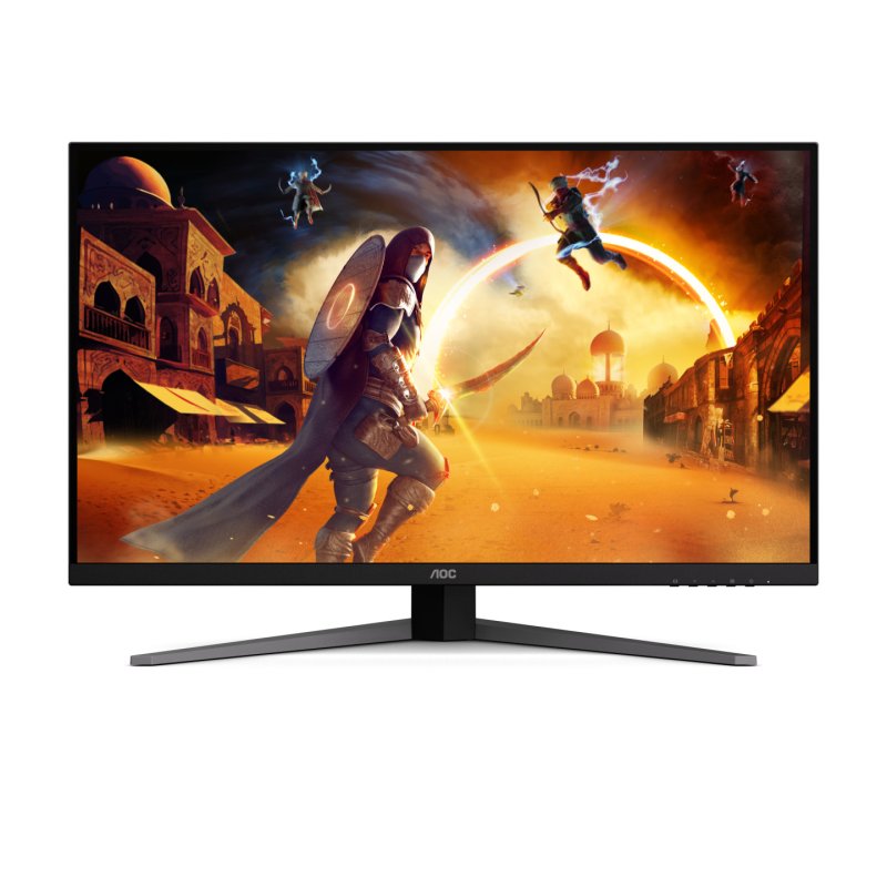 AOC G4 U32G4U écran plat de PC 80 cm (31.5") 3840 x 2160 pixels 4K Ultra HD Noir, Rouge
