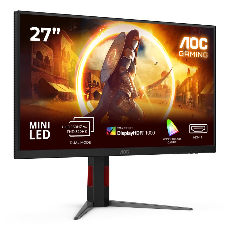 AOC G4 U27G4XM computer monitor 68.6 cm (27") 3840 x 2160 pixels 4K Ultra HD LED Black, Red