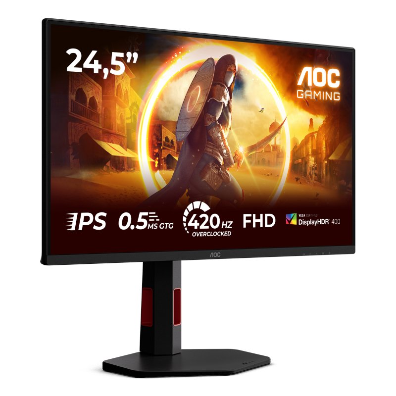 AOC G4 25G4KUR computer monitor 62.2 cm (24.5") 1920 x 1080 pixels Full HD LED Black, Red