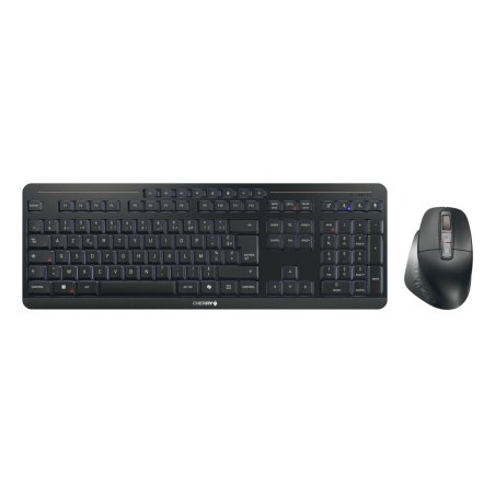 CHERRY Stream desktop ultimate clavier Souris incluse maison/bureau USB RF Wireless Bluetooth AZERTY Français Noir