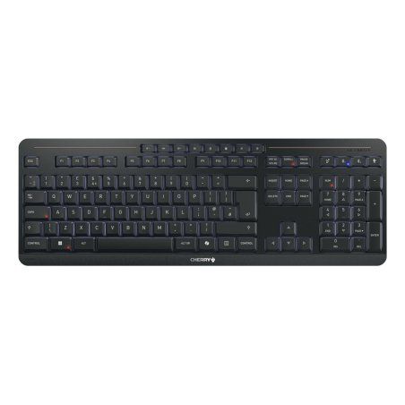 CHERRY Stream keyboard ultimate clavier maison/bureau USB RF Wireless Bluetooth QWERTY Anglais britannique Noir