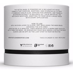 Pestle & Mortar Detox Face Mask Bioadaptive Purifying Clay Formula