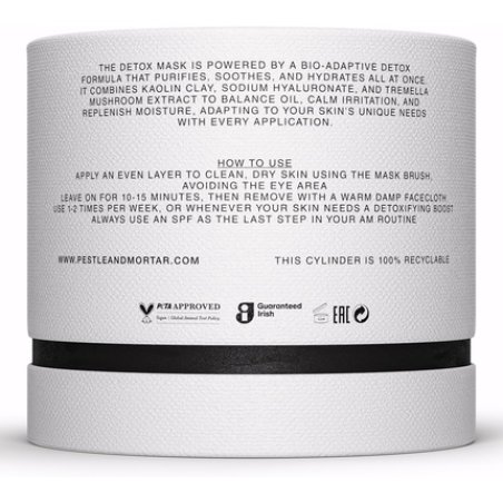 Pestle & Mortar Detox Face Mask Bioadaptive Purifying Clay Formula