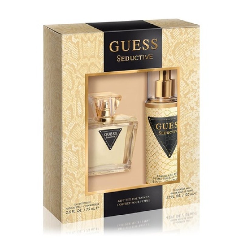 GUESS Seductive Women Eau de Toilette 2 Piece Gift Set - Perfume Spray 2.5 Fl. Oz. & Fragrance Mist 4.2 Fl. Oz.