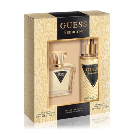 GUESS Seductive Women Eau de Toilette 2 Piece Gift Set - Perfume Spray 2.5 Fl. Oz. & Fragrance Mist 4.2 Fl. Oz.