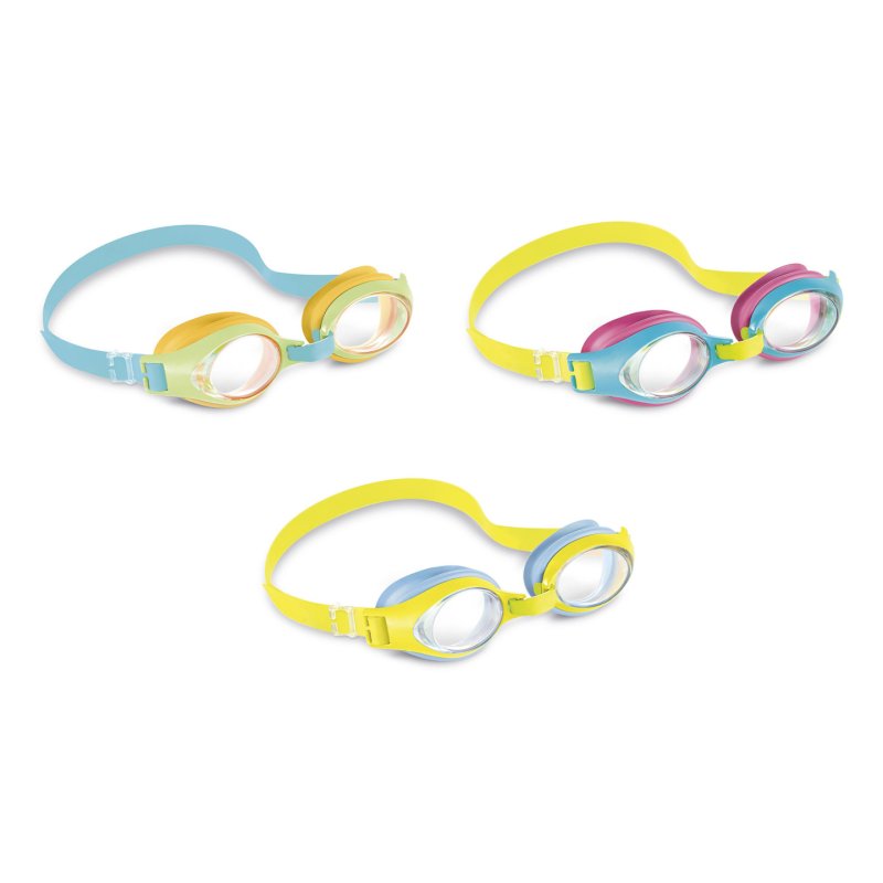 Intex Junior Swimming Goggles, Multi-Colour
