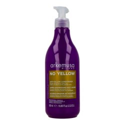Arkemusa No Yellow Conditioner 500ml Ideal For Maintaining Blonde And Gray Hair