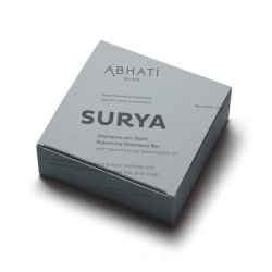 Abhati Suisse SURYA Balancing Shampoo Bar pH-Balanced Formula 58g