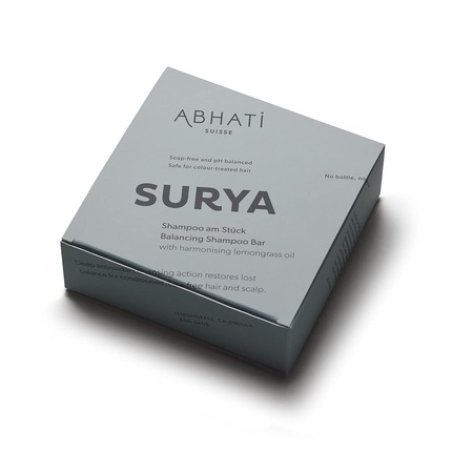 Abhati Suisse SURYA Balancing Shampoo Bar pH-Balanced Formula 58g