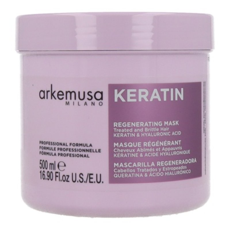 Arkemusa Keratin Regenerating Mask 500ml Nourishing Hair Treatment