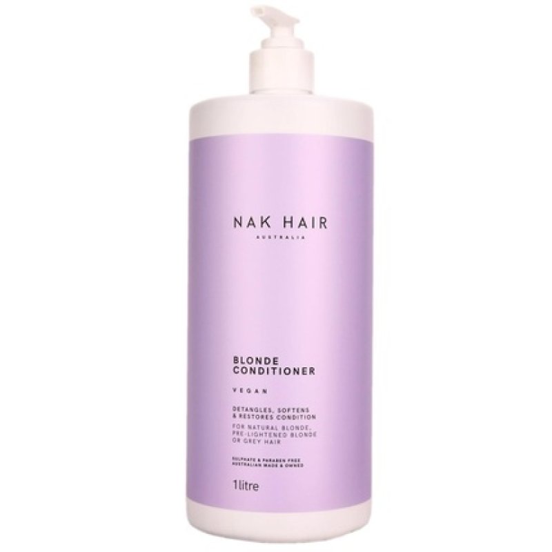 Nak Blonde Conditioner 1L Detangles Softens & Restores Hair Condition