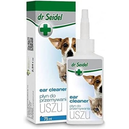 Dr Seidel Ear Cleaner For Dogs And Cats 75ml Removes Liquid