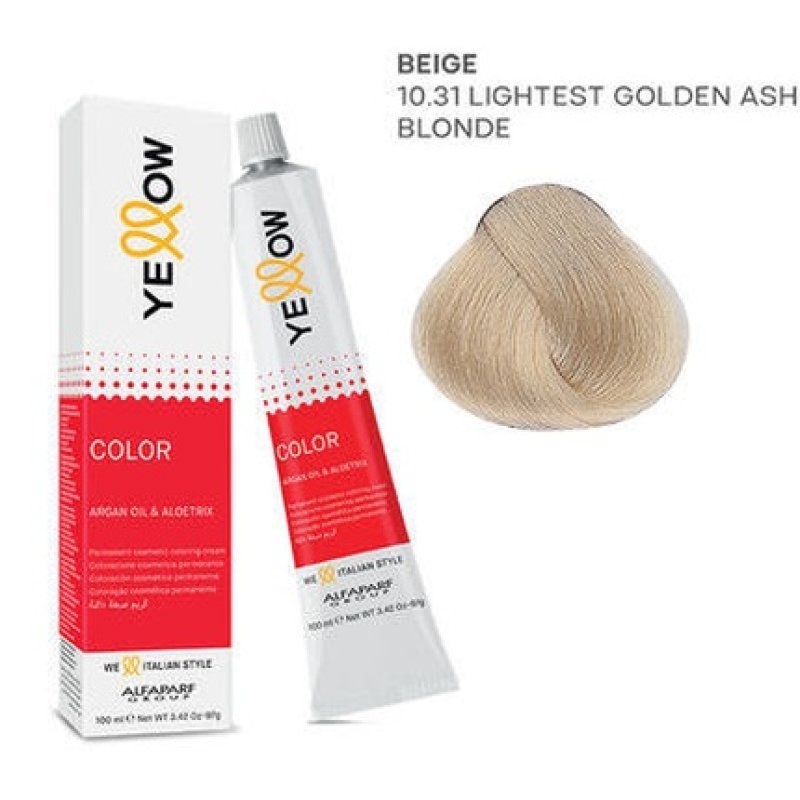Alfaparf Yellow Color Permanent 1031 Hair Color 100ml
