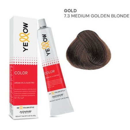 Alfaparf Yellow Color Permanent 73 Hair Color 100ml