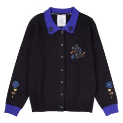 Pixar by Loungefly Cardigan Unisex Collared Cat Dragonfly Size S