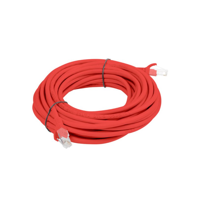 Lanberg PCU5-10CC-0500-R networking cable Red 5 m Cat5e U/UTP (UTP)