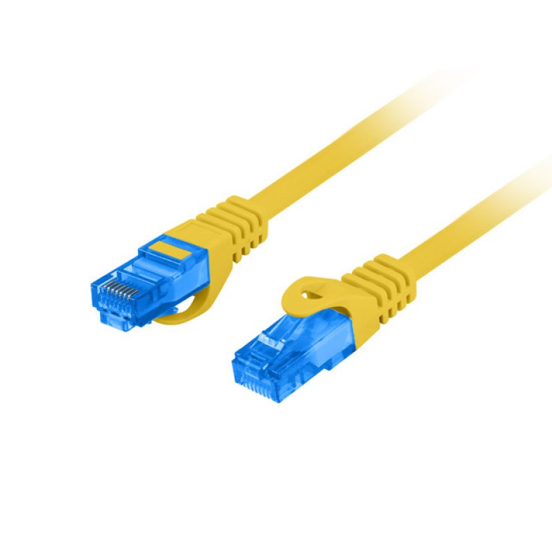 Lanberg PCF6A-10CC-0050-Y networking cable Yellow 0.5 m Cat6a S/FTP (S-STP)