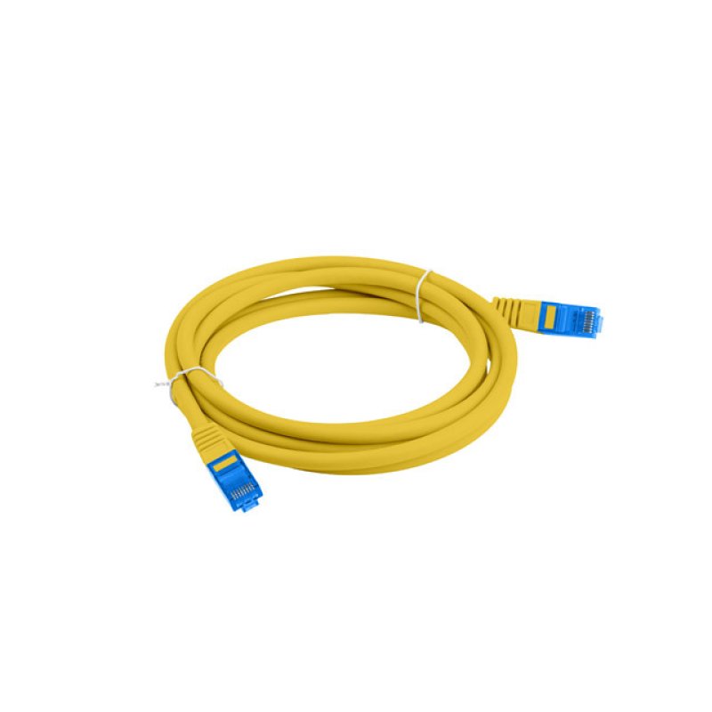 Lanberg PCF6A-10CC-0100-Y câble de réseau Jaune 1 m Cat6a S/FTP (S-STP)