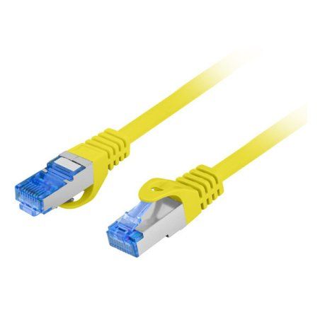 Lanberg PCF6A-10CC-0025-Y câble de réseau Jaune 0,25 m Cat6a S/FTP (S-STP)