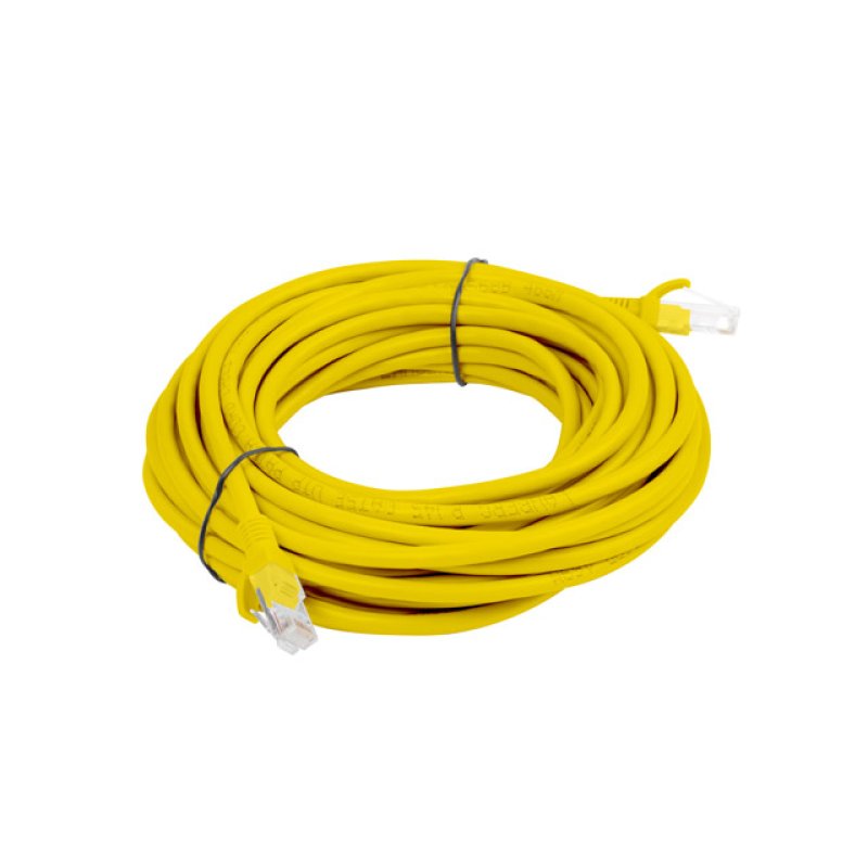 Lanberg PCU5-10CC-0500-Y networking cable Yellow 5 m Cat5e U/UTP (UTP)