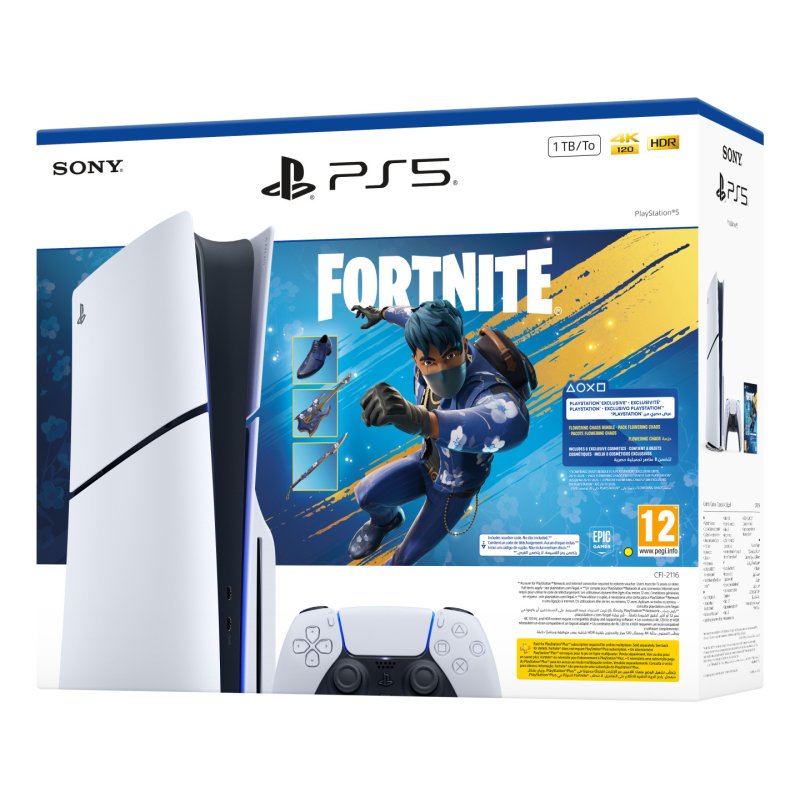 PlayStation 5 Slim Fortnite Rozkwitający Chaos