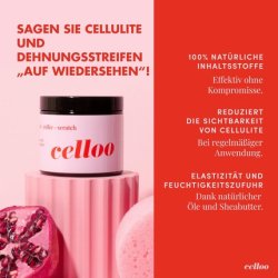 Celloo Anti-Cellulite Body Scrub with Coffee 100ml