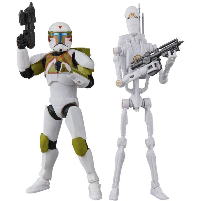STAR WARS - Clone Commando & B1 Battle Droid - Black Series 15cm